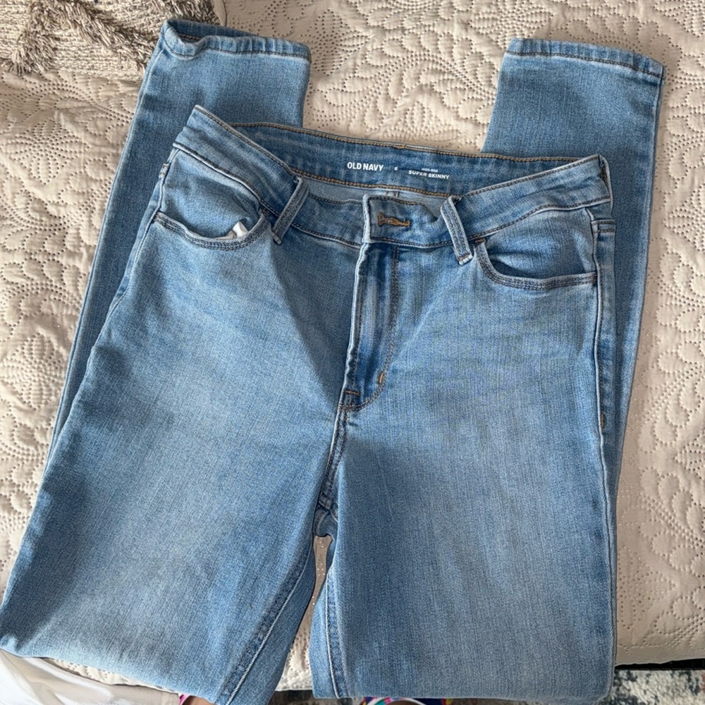 Old navy super skinny high rise jeans